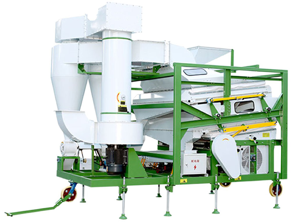 雙振動(dòng)臺(tái)面重力清選機(jī) Double vibrating table gravity cleaner